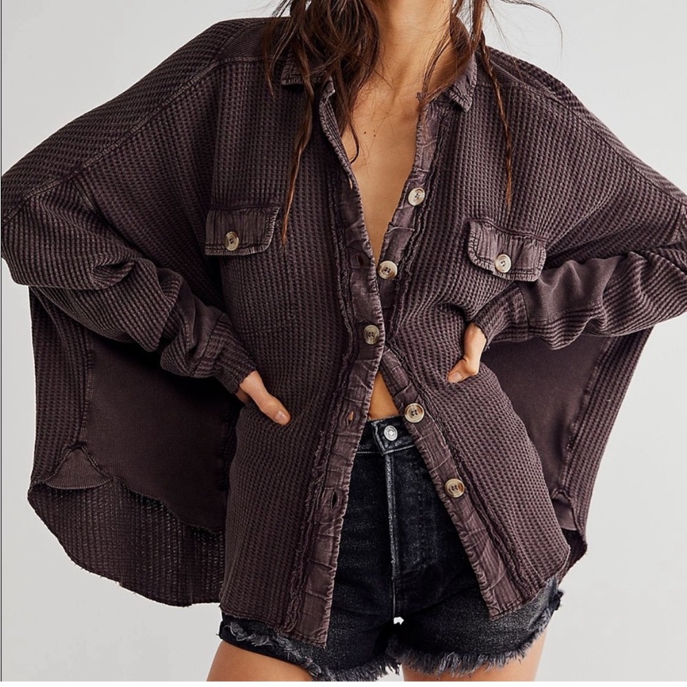 Free People FP One Scout Jacket in Mole XS